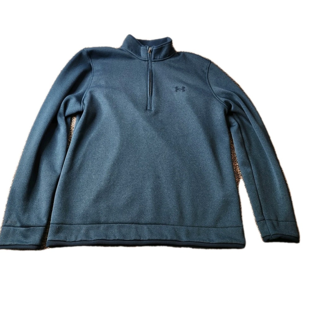 Under Armour Golf Cold Gear Quarter Zip Pullover Men's sz L Loose Fit